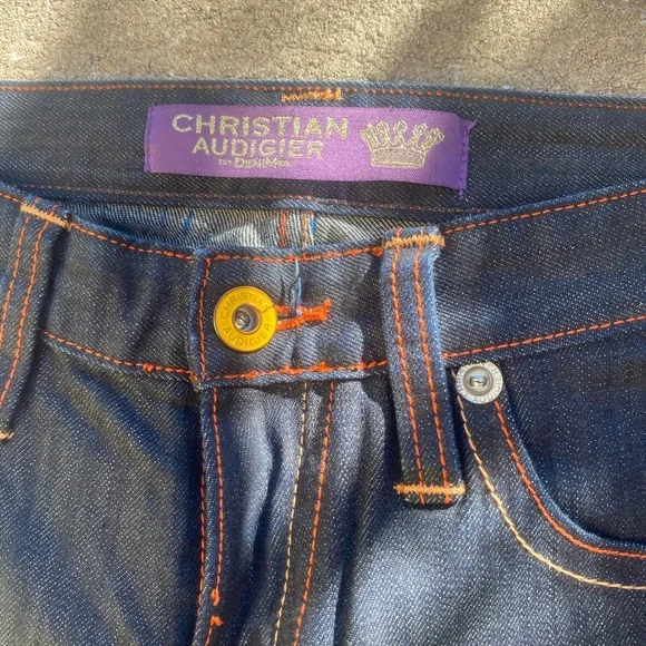 Rare Pilot Christian Audigier Jeans 30X32(Actual Size 31x32